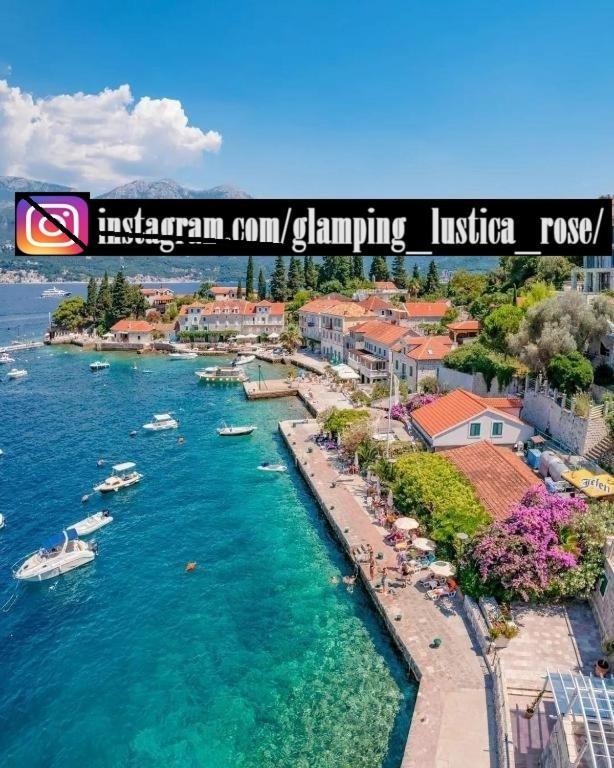 Glamping Peninsula Lustica Rose Villa Tivat Exterior foto