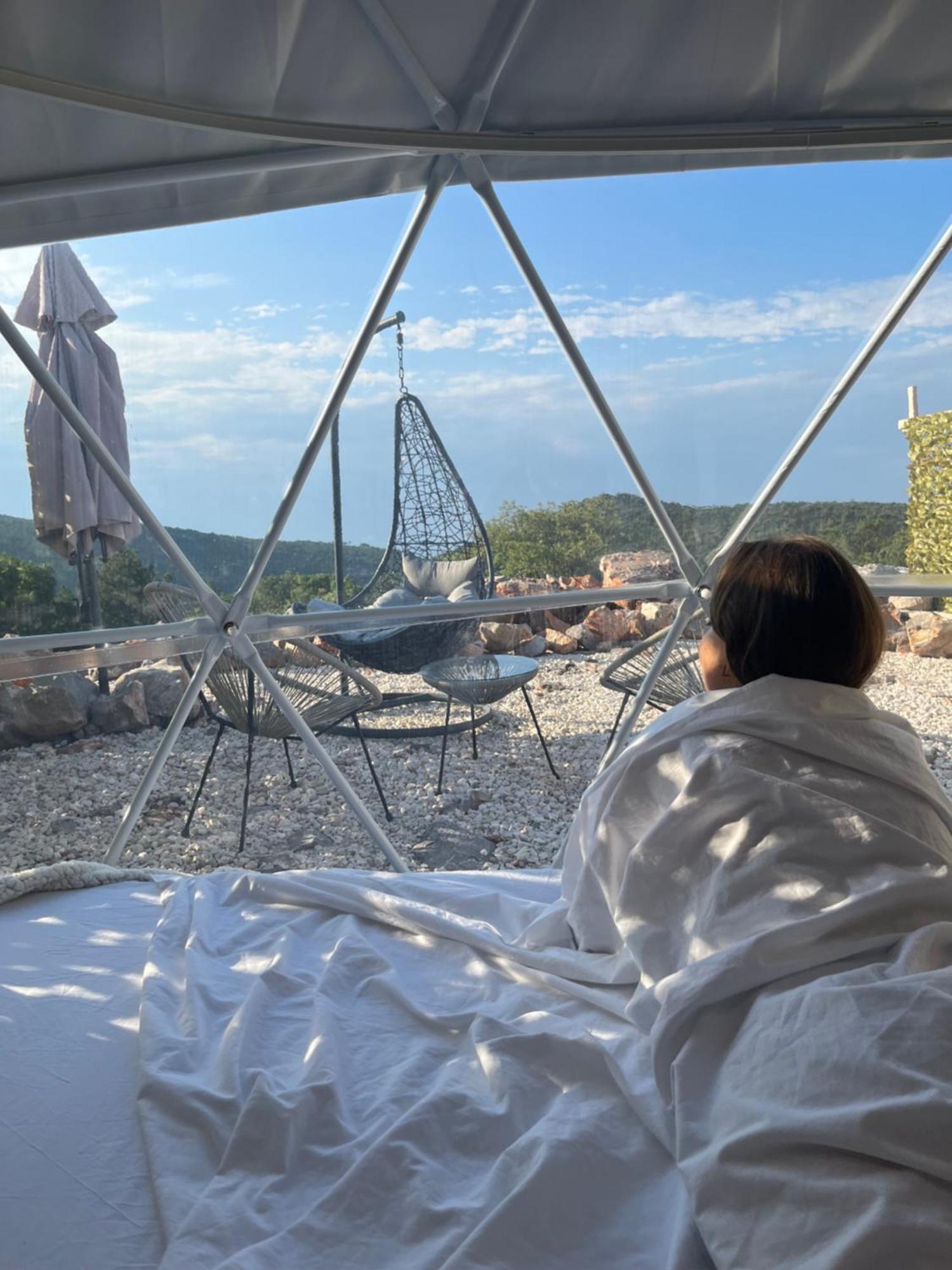 Glamping Peninsula Lustica Rose Villa Tivat Exterior foto
