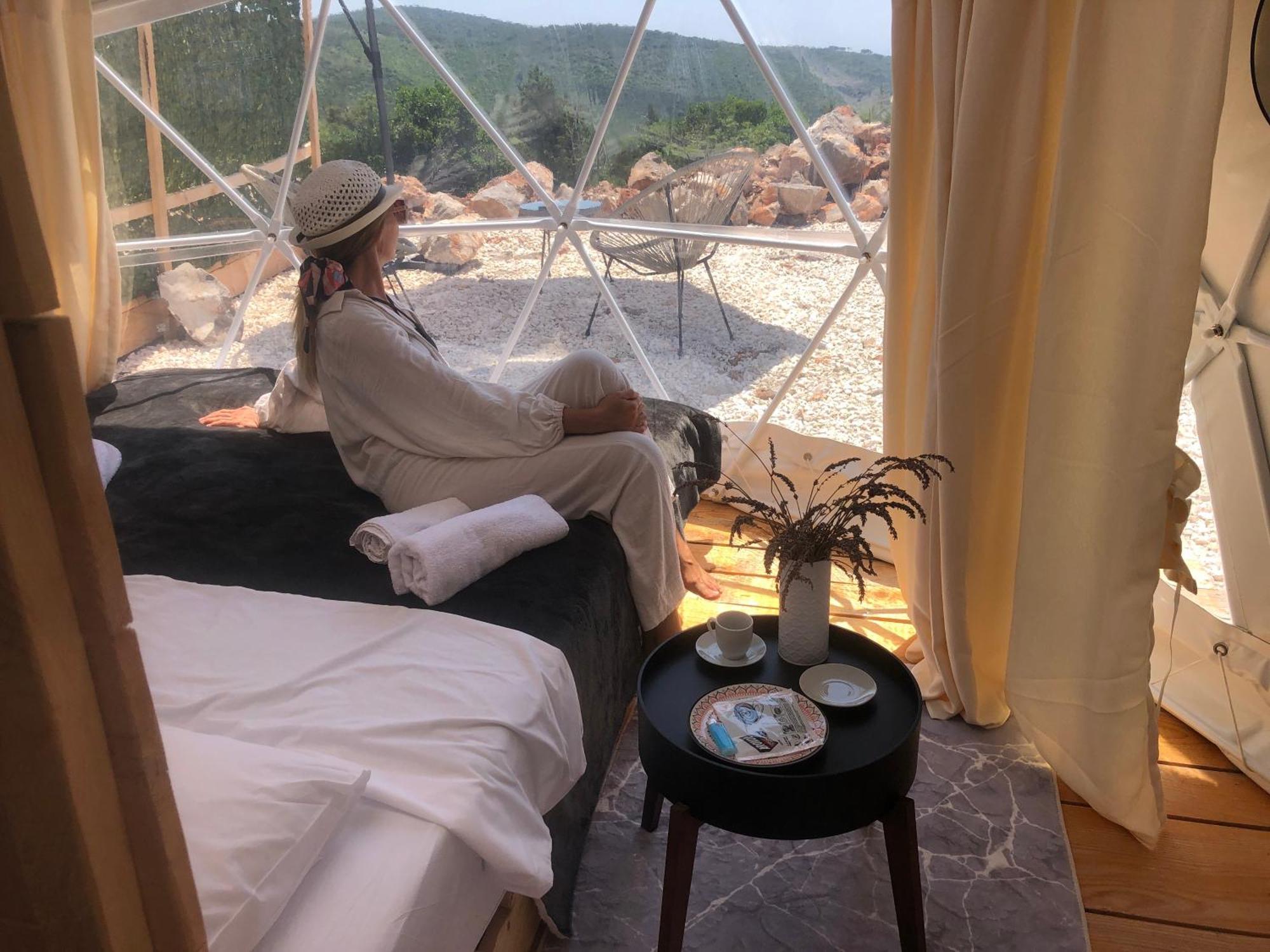 Glamping Peninsula Lustica Rose Villa Tivat Exterior foto